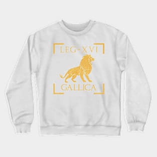 Legio XVI Gallica Lion Emblem Roman Legion Crewneck Sweatshirt